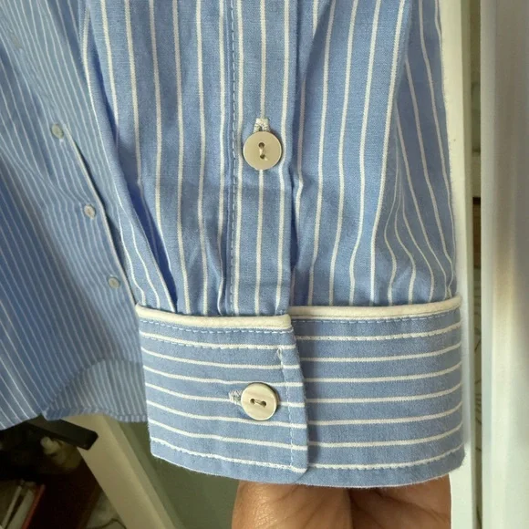 GapBody Poplin PJ Shirtdress size med w/ tags - Picture 7 of 10